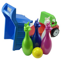 Машинка "Алекс" із кеглями 089_Green-Blue Машинка "Алекс" із кеглями 089_Green-Blue