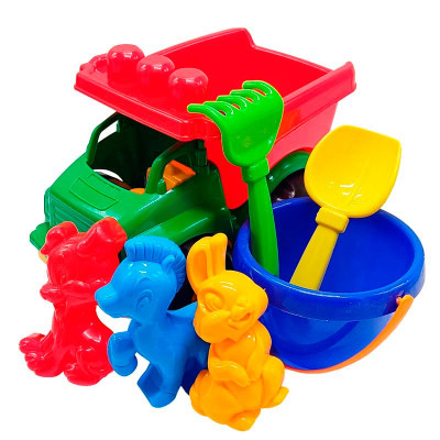 Машина "Тотошка" самоскид 0183_Green-Red