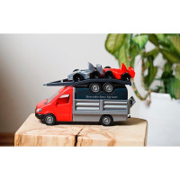 Машинка Tigres Mercedes-Benz Sprinter евакуатор з лафетом червоний 39740