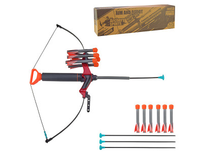 Дитячий Арбалет зі стрілами на присосці Червоний 888B Дитячий Арбалет зі стрілами на присосці Червоний 888B