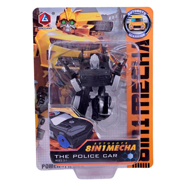 Фігурка робота трансформера пластикова HD64_The Police Car