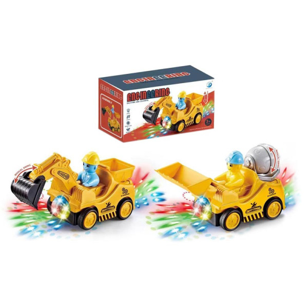 Екскаватор на батарейках зі звуком і світлом JYD1195B