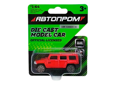 Машинка Автопром 1:64 металева AP6406_Red