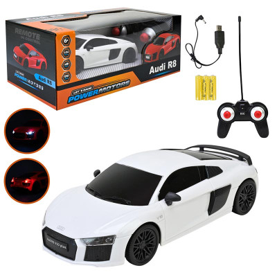 Машина "Powermotors" Ausi R8 1:24 на радіокеруванні PM2408 WHITE