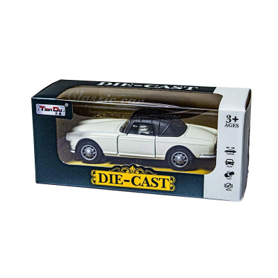 Машинки Tian Du Die Cast зі світлом і звуком F1157-1M_Cream