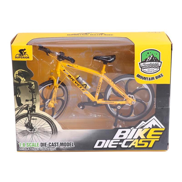 Фінгербайк Bike Die-Cast пальчиковий велосипед 2022_Yellow Фінгербайк Bike Die-Cast пальчиковий велосипед 2022_Yellow