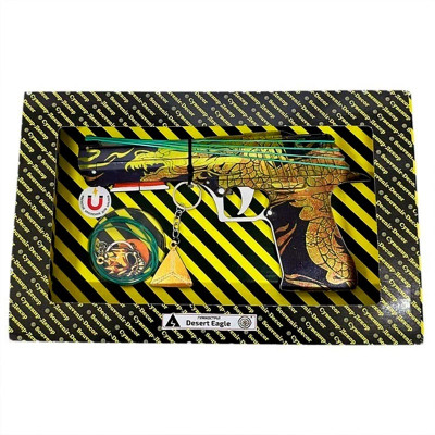 Гумкостріл Сувенір Декор Box Desert Eagle Якудза з дерева DE-Y