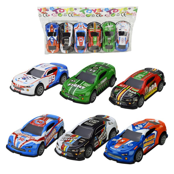 Набір машинок металопластик 123-4G Набір машинок металопластик 123-4G