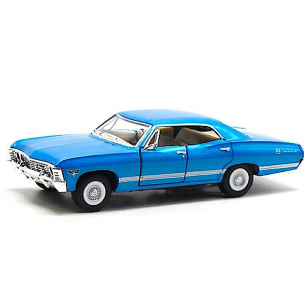 Модель легкова CHEVROLET CLASSIC-COLLECTION 5" інерційна металева KT5458W_Impala Blue Модель легкова CHEVROLET CLASSIC-COLLECTION 5" інерційна металева KT5458W_Impala Blue