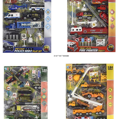 Набір машинок з аксесуарами XY222/220/223/221 Набір машинок з аксесуарами XY222/220/223/221