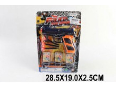 Поліцейський набір (пістолет присоски мішень) на планшетці 7700-8 Поліцейський набір (пістолет присоски мішень) на планшетці 7700-8