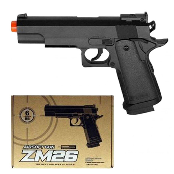 Пістолет спринговий "CYMA" з кульками ZM26