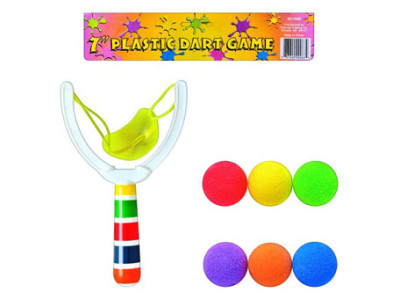 Рогатка 23 см з м'ячиками (м'які) 6шт у пакеті M 1055 Рогатка 23 см з м'ячиками (м'які) 6шт у пакеті M 1055