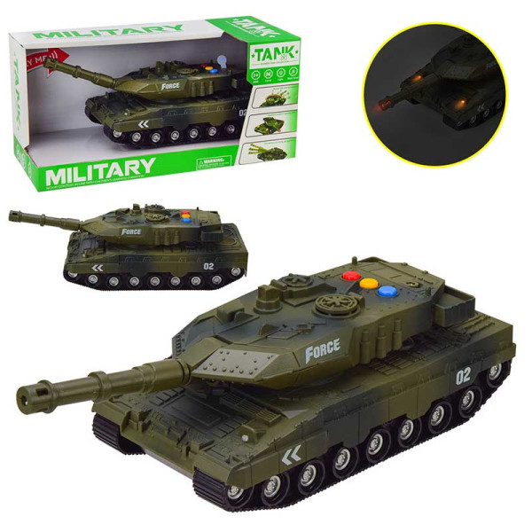 Військова техніка танк на батарейках зі світлом та звуком WH1225B-1