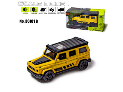 Машинка Scale model 36101B yellow світло звук 36101B yellow Машинка Scale model 36101B yellow світло звук 36101B yellow