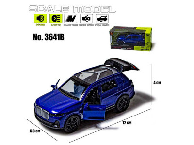 Машинка Scale model 3641B blue світло, звук 3641B blue