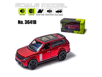 Машинка Scale model 3641B red світло звук 3641B red