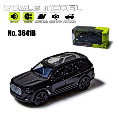 Машинка Scale model 3641B black світло, звук 3641B black