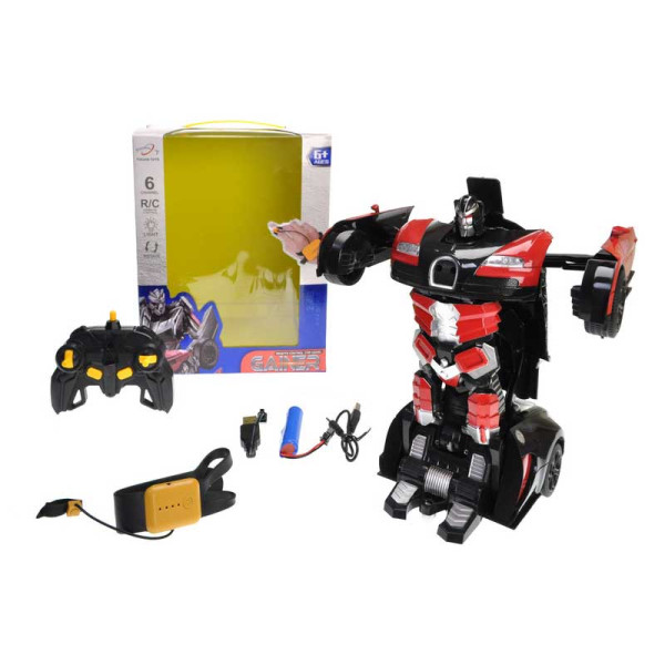 Машина трансформер на радіокеруванні жестами акумулятор у коробці 689-1