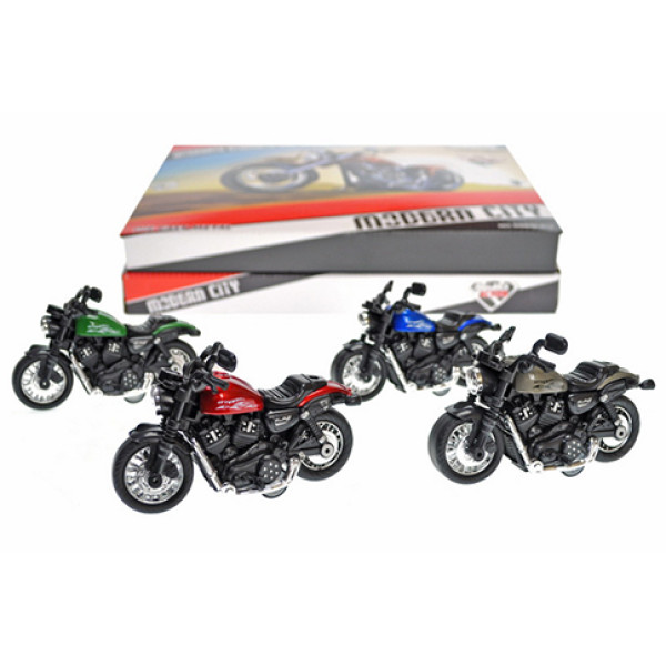 Мотоцикл метал інерц у блоці 12 шт M8848-012