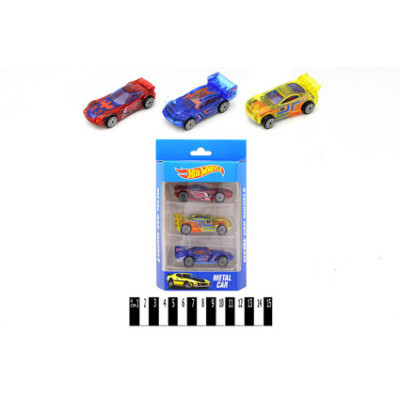 Набір машинок "HOT WHEEL" метал HW260