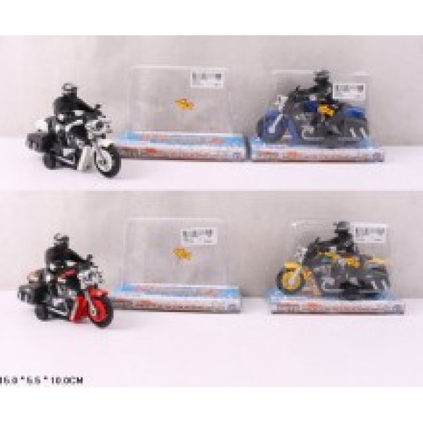 Мотоцикл інерційний 4 види під слюдою 9962A/9962-1A Мотоцикл інерційний 4 види під слюдою 9962A/9962-1A