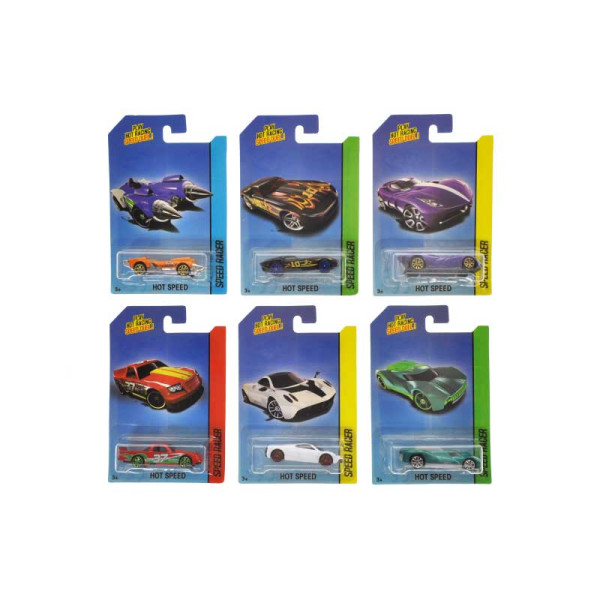 Машина металева "Гонка" 6 видів на блістері D878-1 Машина металева "Гонка" 6 видів на блістері D878-1