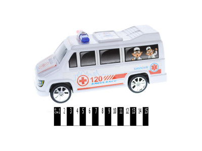 Машина "Швидка допомога" інерційна (кульок) 258-4