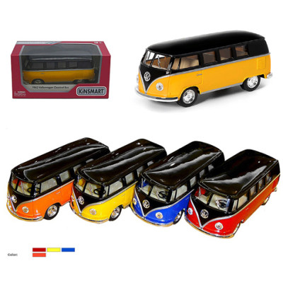 Машина Kinsmart "Volkswagen Classical Bus Black TOP (1962)" метал KT5376W