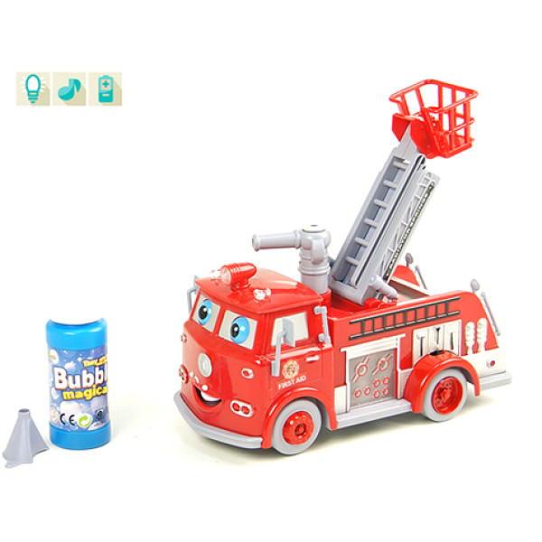 Пожежна машина "Тачки" (пускає мильні бульбашки) B838B Пожежна машина "Тачки" (пускає мильні бульбашки) B838B