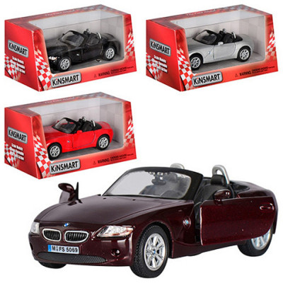 Модель легкова 5" BMW Z4 метал BMW Z4 метал KT5069W