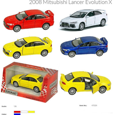 Машина Kinsmart "Mitsubishi Lancer Evolution X" KT5329W