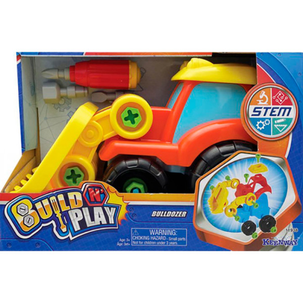 Бульдозер "Будуй та грай" конструктор К11938 Бульдозер "Будуй та грай" конструктор К11938