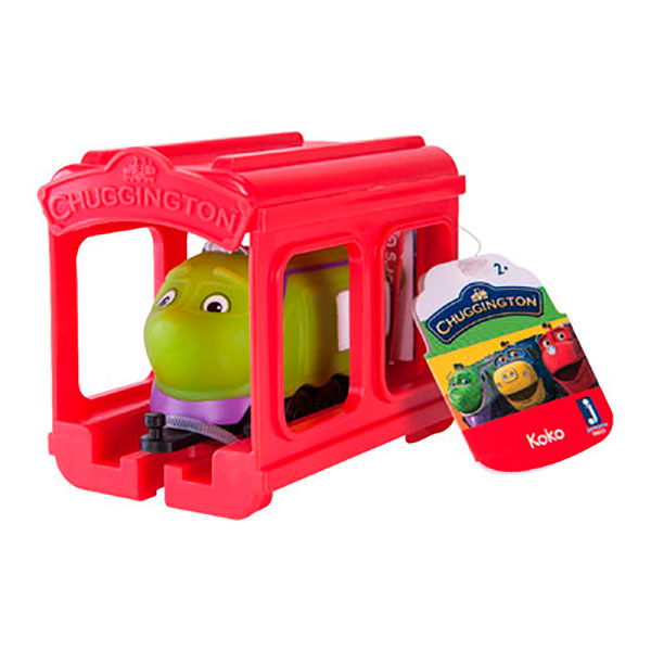 CHUGGINGTON Паровозик Ашер з гаражем Паровозик Ашер з гаражем JW10566