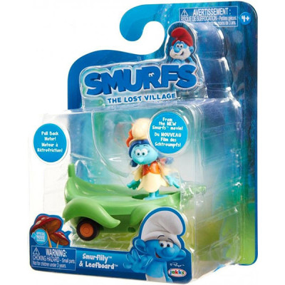 Іграшка інерційна Smurfs Smurflily on Leafboard Смурфик Лілі на листочку 30872
