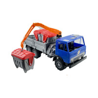 Машинка Оріон Вантажівка X3 з маніпулятором та баками 280_Blue-Gray