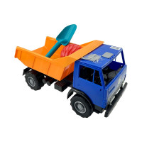 Машинка Оріон Самоскид Х2 Камаз із лопаткою 471_Blue-Orange