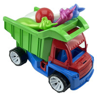 Машинка "Алекс" із кеглями 089_Red-Green