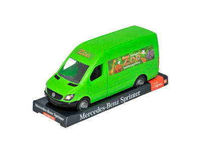 Автомобіль "Mercedes-Benz Sprinter" вантажний (зелений) на планшетці Tigre 39715