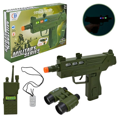 Військовий набір арт. CH555A-2 (144шт/2) батар. світлозвукзброябінокльр CH555A-2