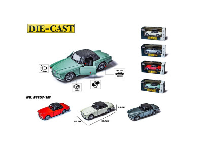 Машинки Tian Du Die Cast зі світлом і звуком F1157-1M