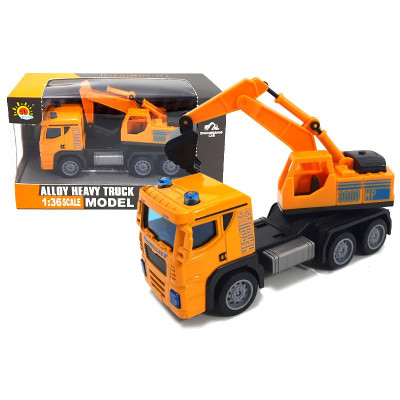 Машина з краном інерційна в коробці 0302-3 р.183*67*105см 0302-3