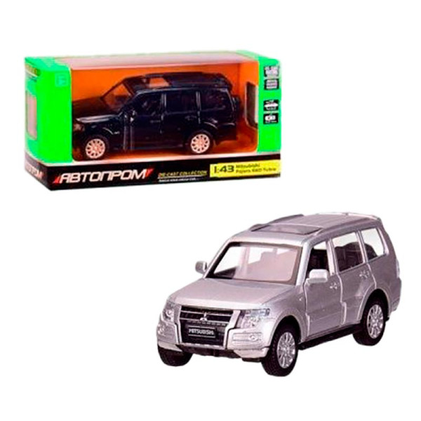 Машина метал "АВТОПРОМ"1:43 Mitsubishi Pajero 4WD Tubro3колвідкр.двері 4340_Gray Машина метал "АВТОПРОМ"1:43 Mitsubishi Pajero 4WD Tubro3колвідкр.двері 4340_Gray