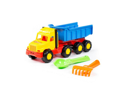 Автомобіль-самоскид "Фаворит" із граблями та совком 4192 Автомобіль-самоскид "Фаворит" із граблями та совком 4192