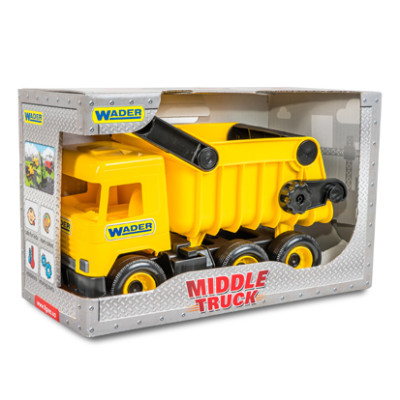 Машина Самоскид "Middle truck" Жовтий 39490