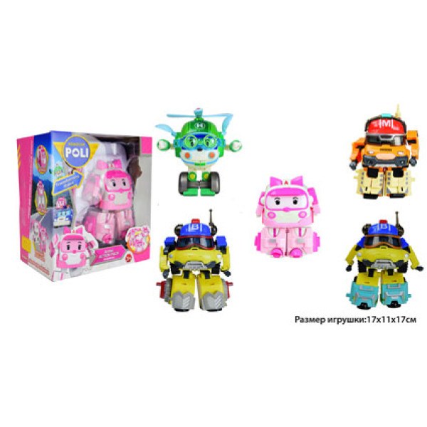 Іграшка-трансформер "Робокар Полі та друзі" в коробці SL878 Іграшка-трансформер "Робокар Полі та друзі" в коробці SL878