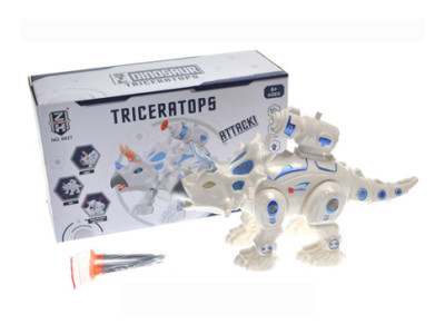 Робот "Трицераптор" музичний ходить стріляє в коробці 837 Робот "Трицераптор" музичний ходить стріляє в коробці 837