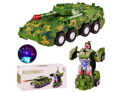 Трансформер "Танк" (зі світлом і звуком) YJ388-44 Трансформер "Танк" (зі світлом і звуком) YJ388-44