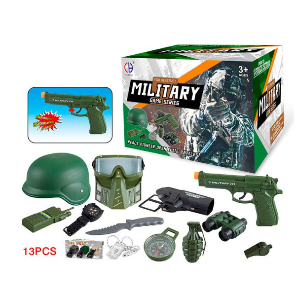 Військовий набір арт. CH810A-5 (48шт/2) зброя+асесуари короб. CH810A-5 Військовий набір арт. CH810A-5 (48шт/2) зброя+асесуари короб. CH810A-5