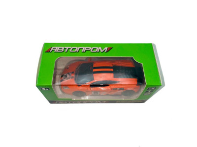 Машина мет. АВТОПРОМ 1:32 відчиняются двері AP74187_Orange